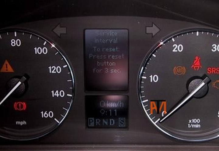 Reset brake service light mercedes #2