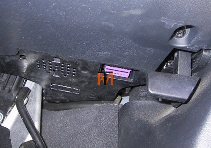 audi a4 b5 obd разъем