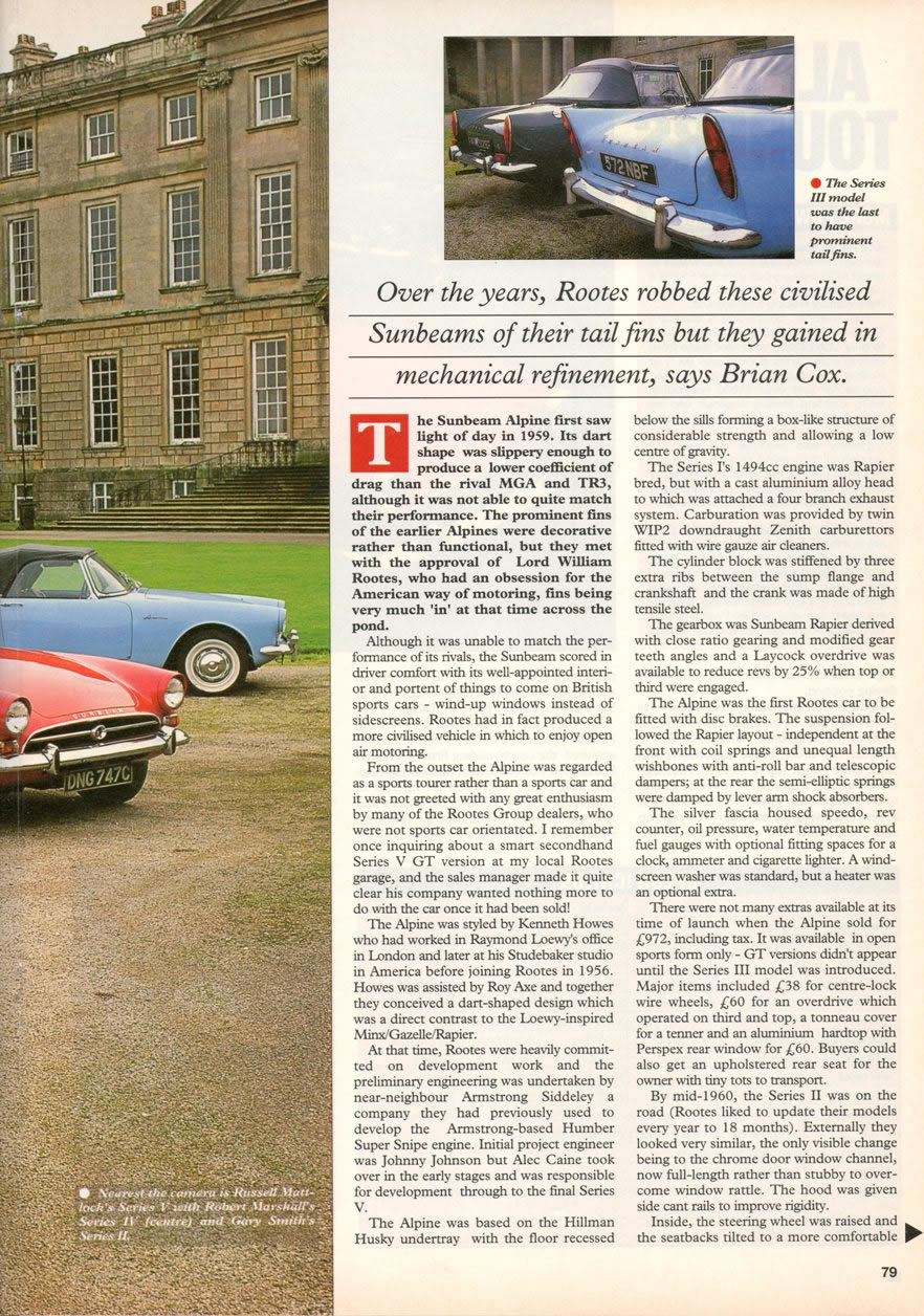 Sunbeam_Alpine_Guide