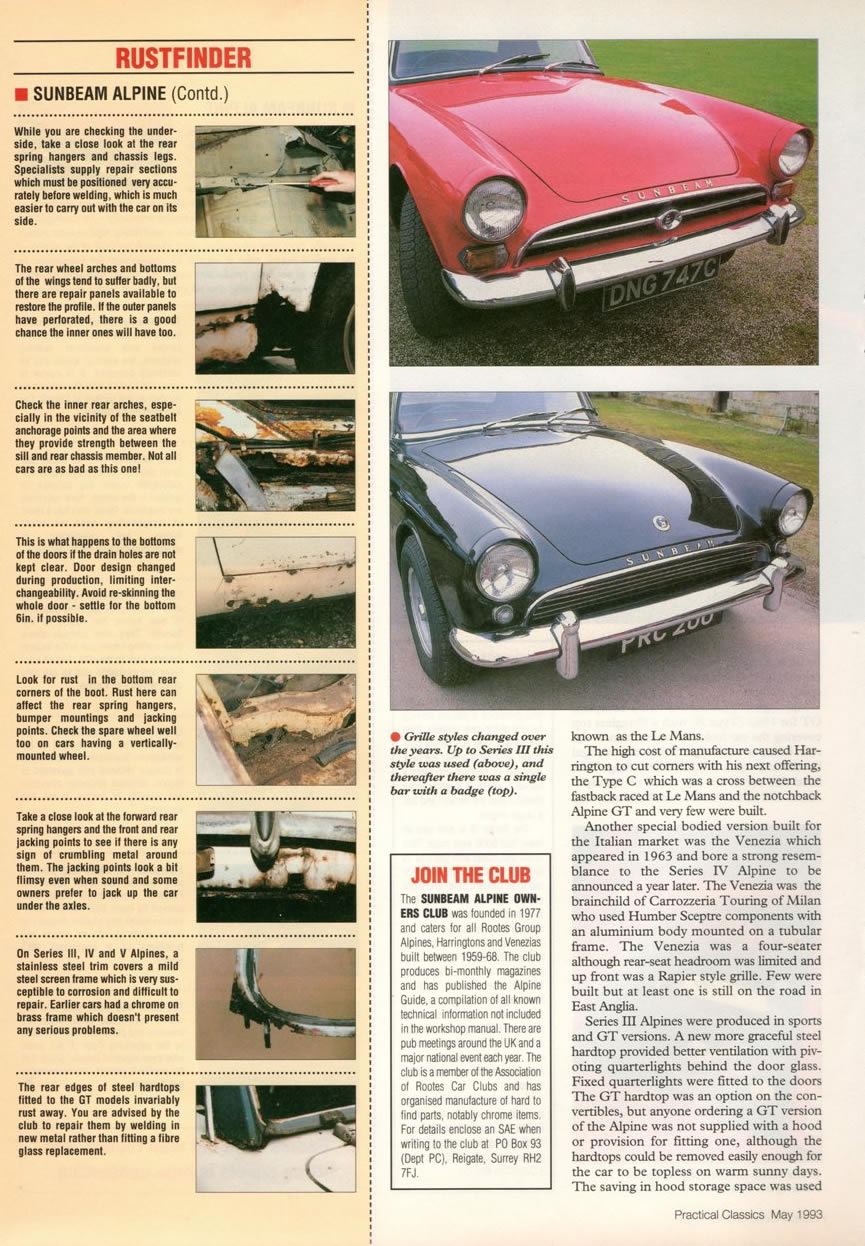 Sunbeam_Alpine_Guide