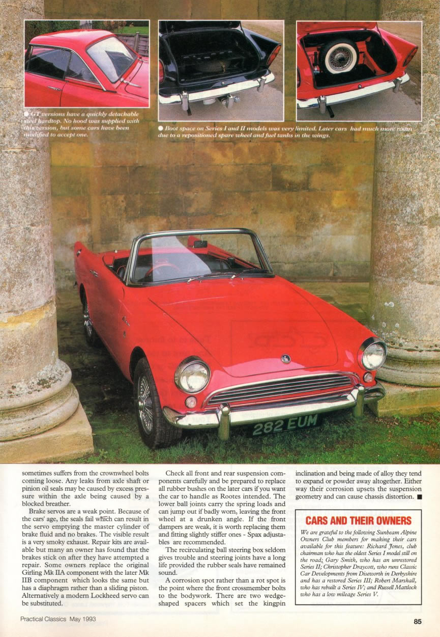 Sunbeam_Alpine_Guide