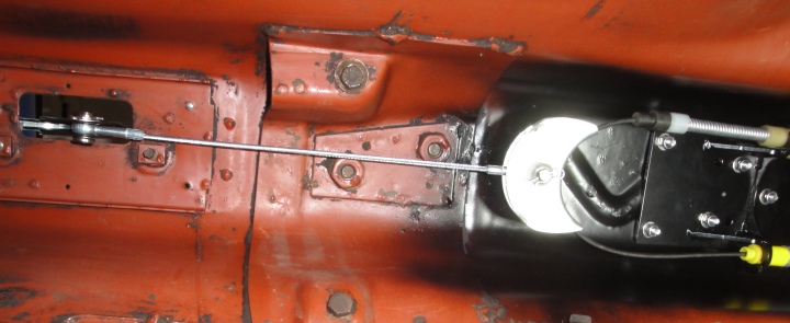 Capri Hand Brake Cable Mount Fitted