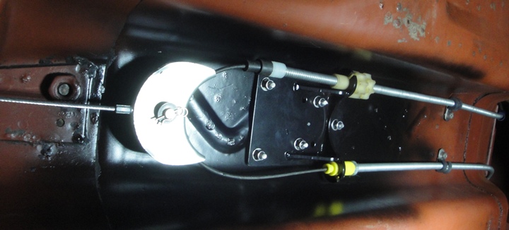 Hand Brake Cable Mount Fitted