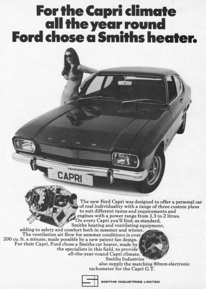 Capri Heater Advert