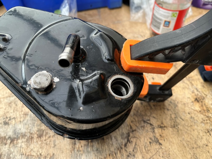 Marking Hole In Tank