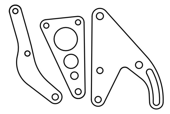 Capri Power Steering Pump Brackets