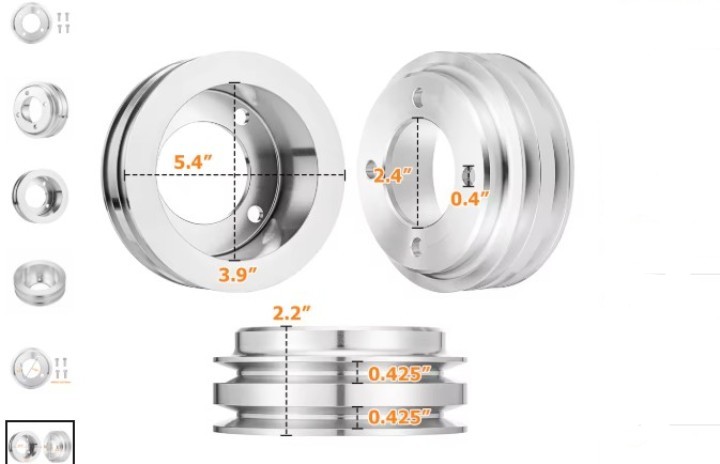 V8 Capri Crankshaft Pulleys