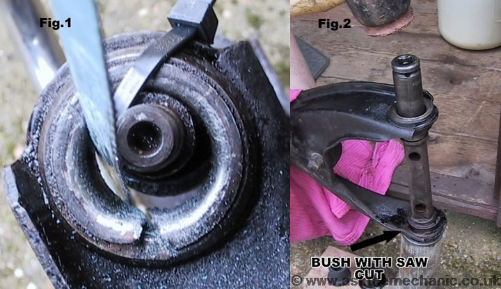 Removing Wishbone Bush