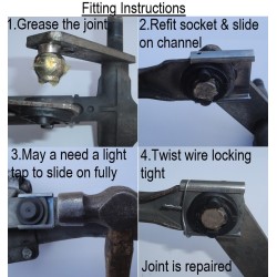 Land Rover Freelander 2 (L359 2006–2015) Wiper Linkage Repair Channel ZM