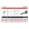 1 x 6mm Rod End Male Joint M6 Right Hand Thread R