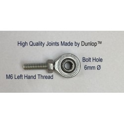 1 x 6mm Rod End Male Joint M6 Left Hand Thread RL