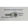 1 x 6mm Rod End Male Joint M6 Left Hand Thread RL