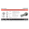 M6 Rod Ends RH & LH Thread Rose Joint Link 100-115mm K6R