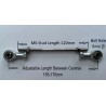 M6 Rod Ends RH & LH Thread Rose Joint Link 150-160mm T6R