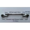 M6 Rod Ends RH & LH Thread Rose Joint Link 170-180mm V6R