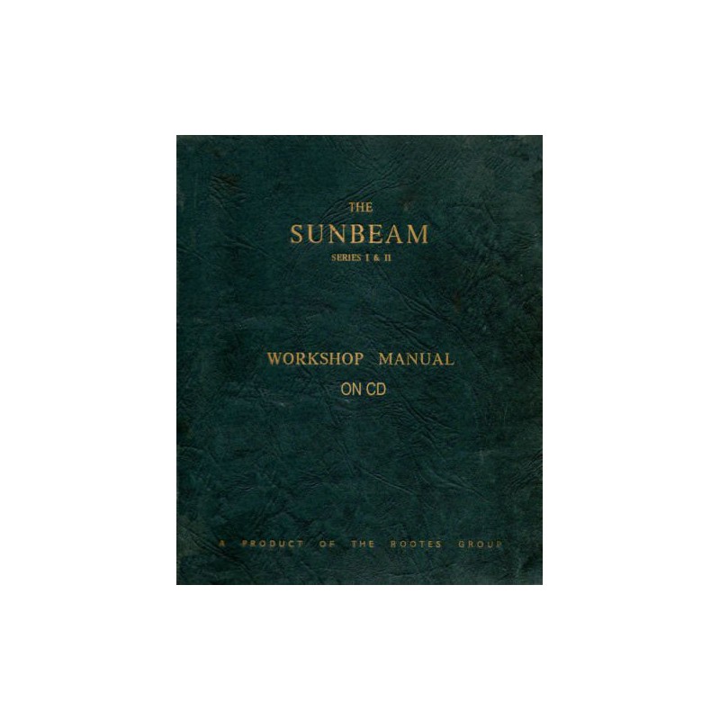 Sunbeam Rapier I-II Workshop Manual WSM 128 66007/7