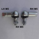M5 Ball & Socket Joint 8mm 1 x Right Hand & 1 x Left Hand Thread M5