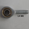 1 x 13mm Rod End Male Joint M8 left Hand Thread 