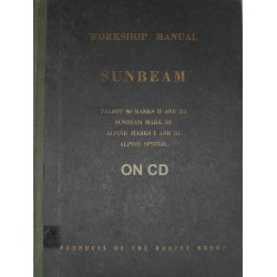 1956 Sunbeam Workshop Manual WSM 110 : KG 257