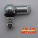 1 x 10mm ball & socket joint M6 Right Hand Thread H