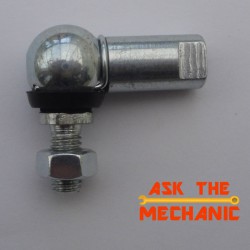 Pair of 10mm ball & socket joint M6 Right Hand Thread H