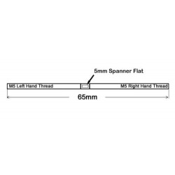 M5 Ball & Socket Joint Carburettor Throttle Link