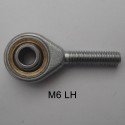 1 x 6mm Rod End Male Joint M6 Left Hand Thread RL