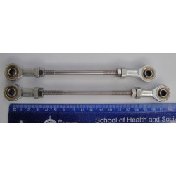 M6 Rod Ends RH & LH Thread Rose Joint Link 150-160mm