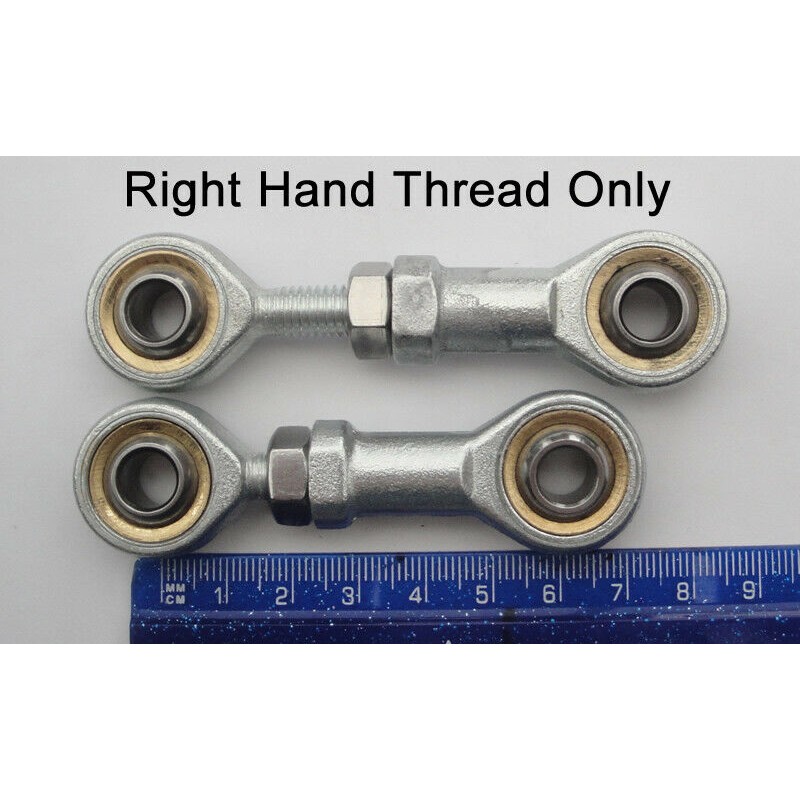 1 PAIR OF M5 ROD ENDS LH THREAD MALE & FEMALE ROSE JOINT TIE TRACK ROD FREE P&P