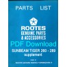 Sunbeam Tiger 260-289 Supplement 6601334 Parts List