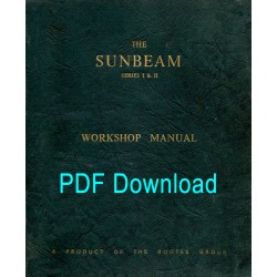 Sunbeam Rapier I-II Workshop Manual WSM 128 66007/7