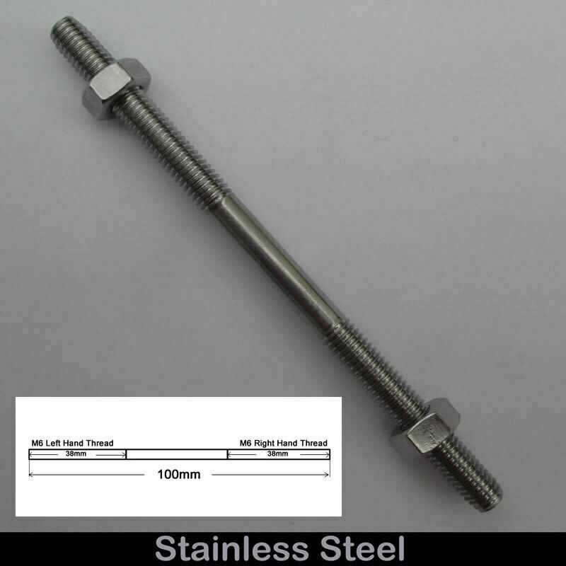 100mm Threaded Stud Rod Left Hand/Right Hand Thread