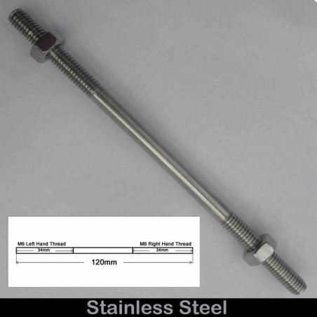 120mm Threaded Stud Rod Left Hand/Right Hand Thread