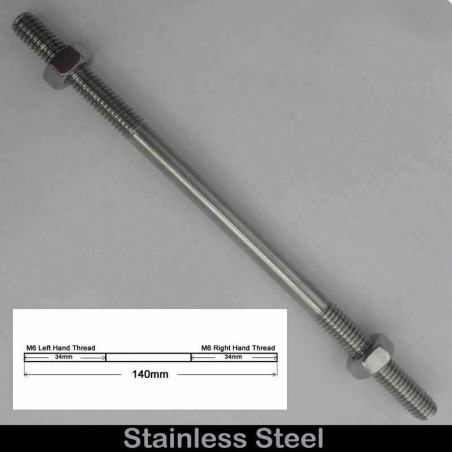 140mm Threaded Stud Rod Left Hand/Right Hand Thread